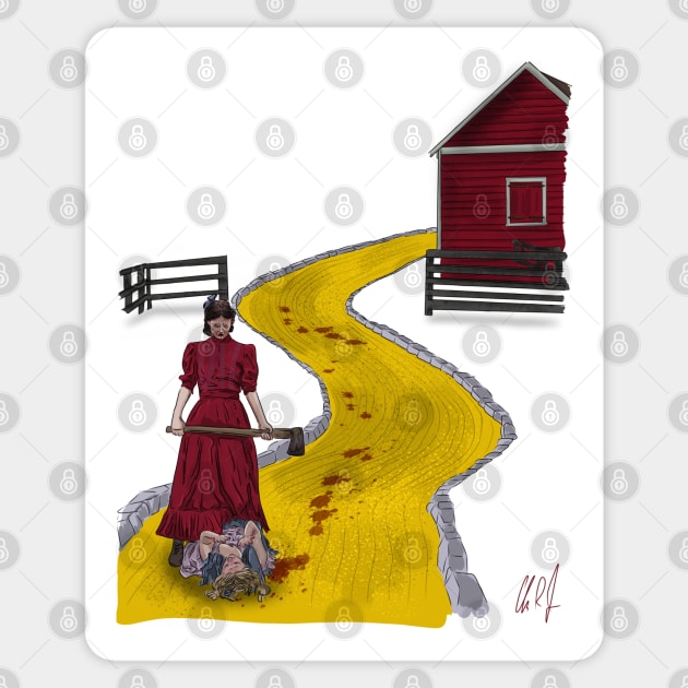 Pearl: Yellow Brick Road Sticker by 51Deesigns